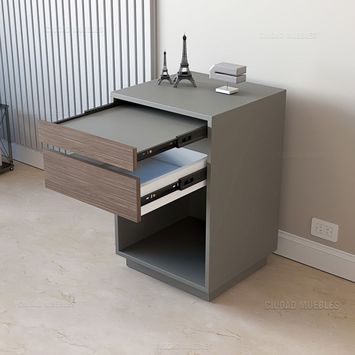 Mesa de luz con desayunador de diseño moderno - Imagen 2