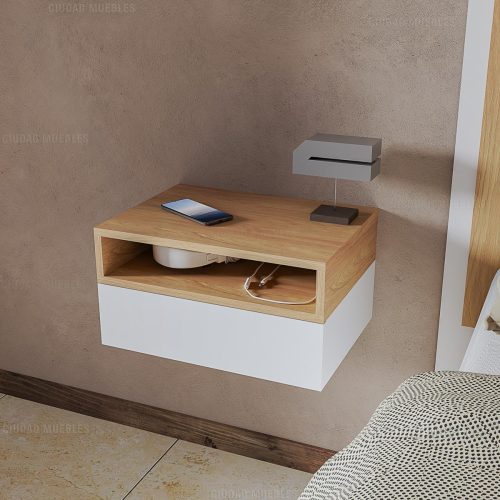 Mesa de Luz Flotante Cajón