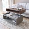 Mesa Ratona Elevable con Estante