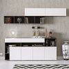 Mueble Oficina con Repisa Flotante