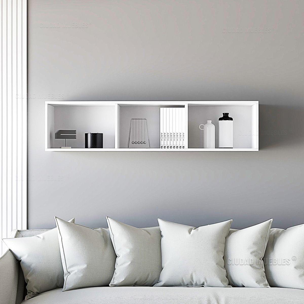 Repisa Modular Flotante 120Cm