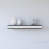 Mueble Estante Flotante Organizador de Oficina 75x25x7Cm