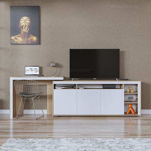 Combo escritorio y mueble TV