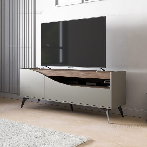Mesa para Smart TV curva 140x53x35cm