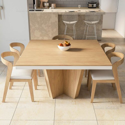 Mesa cuadrada estrella 130x130x78cm