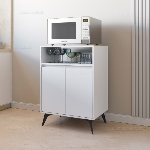 Mueble porta microondas 64x90x45cm