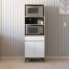 Mueble porta microondas y horno 64x183x45cm