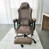 Silla gamer con apoya pie