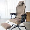 Silla gamer con apoya pie