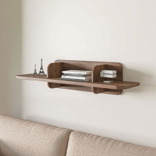 Repisa lloyd nogal 120 cm estante de melamina